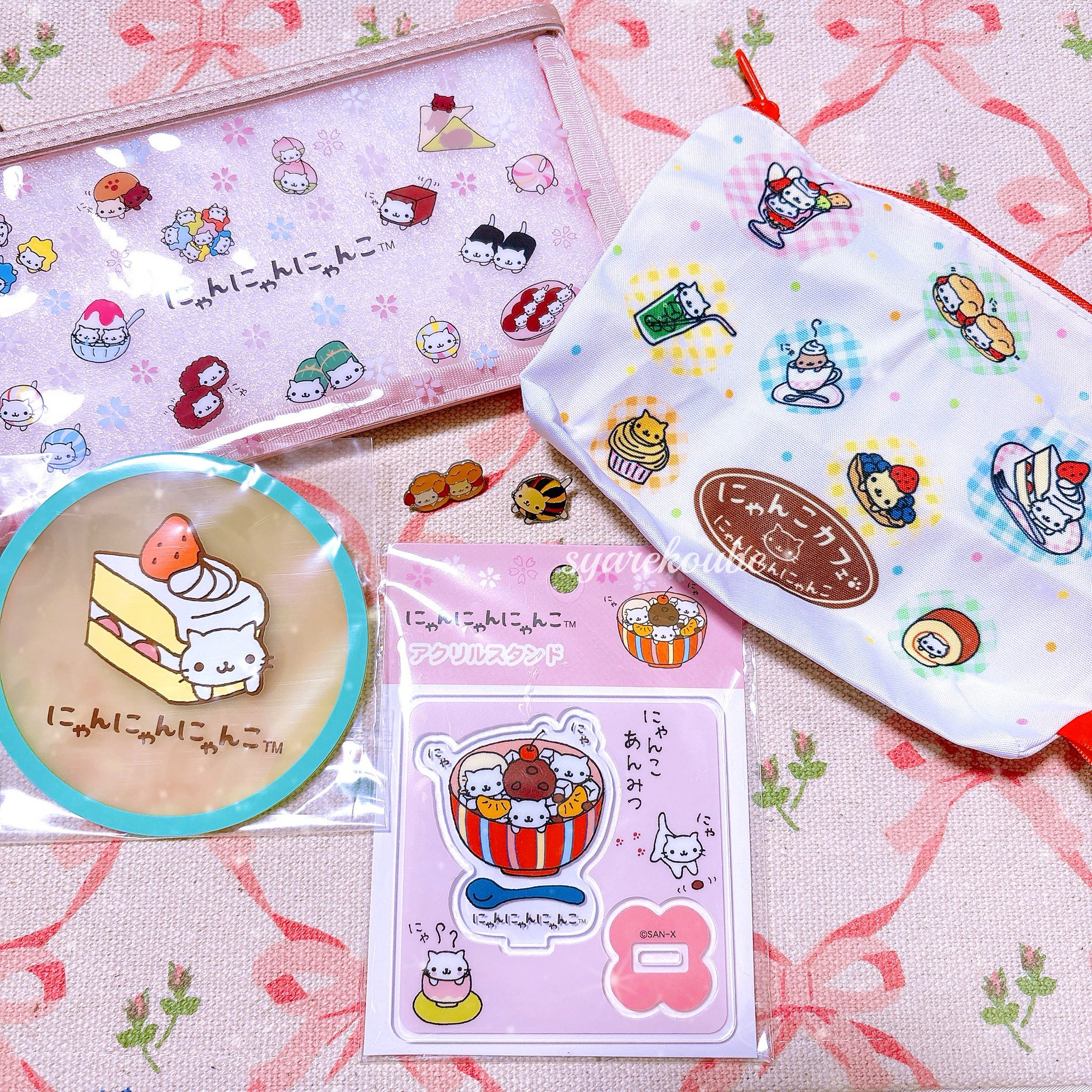 にゃんにゃんにゃんこ　ピンズコレクション　6個セット Amazon.co.jp: にゃんにゃんにゃんこ 6点 文房具 : Toys & Games