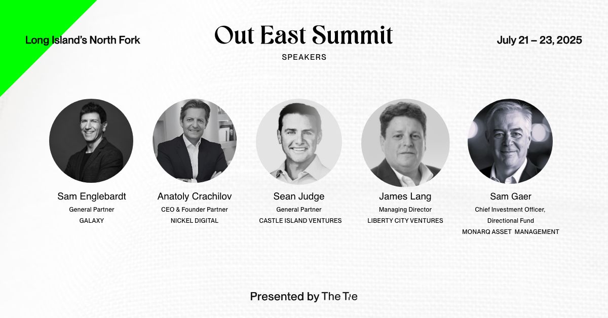 monarq_mgmt's tweet image. As digital assets mature, staying competitive means evolving strategy, technology, and risk. Our CIO, Sam Gaer, joins @TheTieIO's Out East Summit to discuss how leading quant funds stay competitive, drawing on two decades at Katana, BlockTower, NYMEX & FINRA.