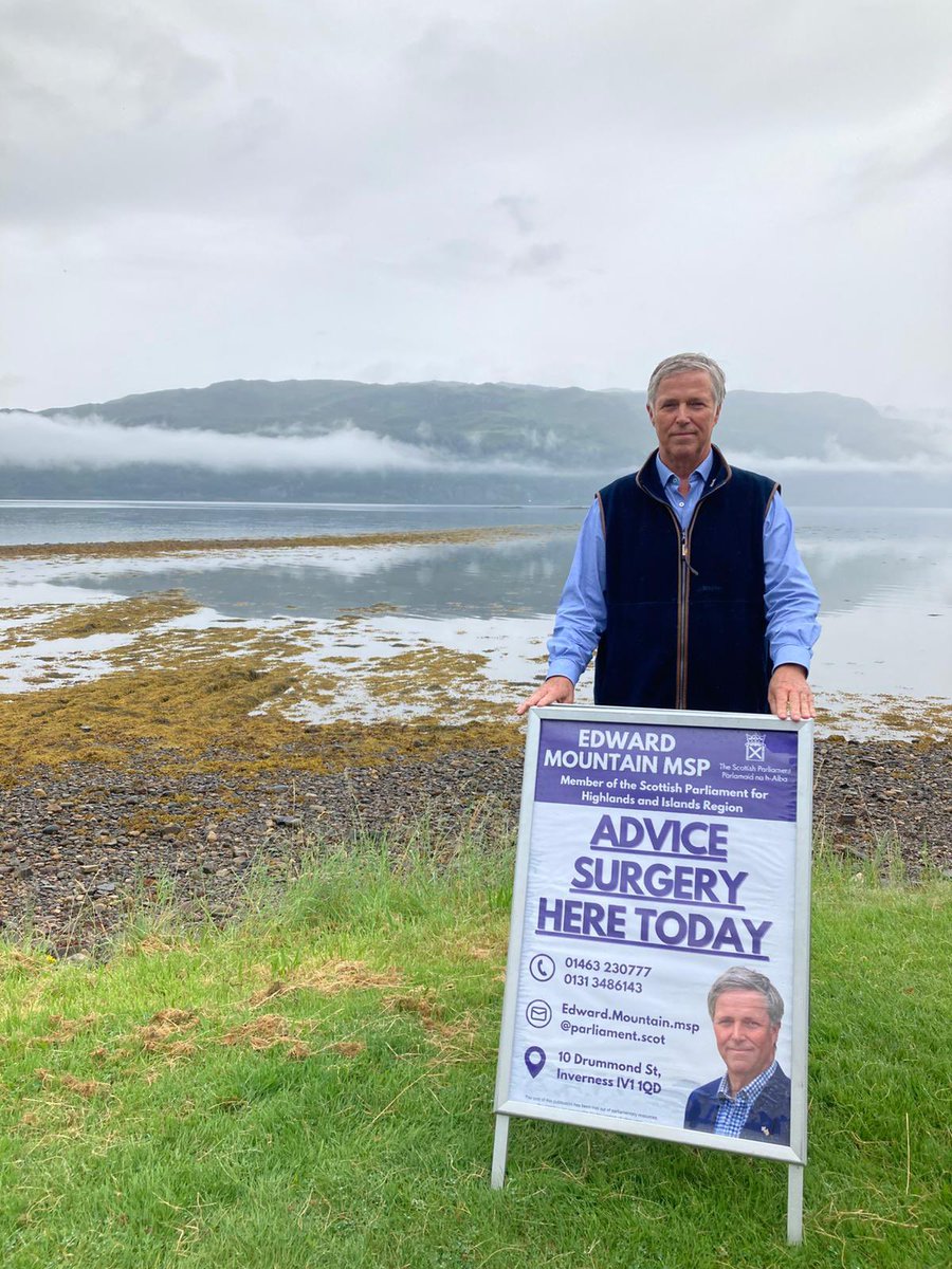 1edmountain's tweet image. A break in the weather at Lochcarron.
Talk this morning about the industrialisation of the Highlands and the ill-considered/random nature of battery storage site development.