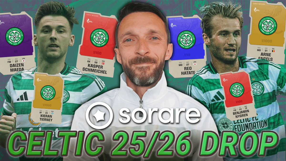 Quinny (@quinny3001) on Twitter photo 🚨Celtic 25/26 Early Access Cards have dropped!!🚨
Live on <a href="/HereCelts/">CeltsAreHere</a> Youtube to see the first mints auction off and get stuck into building the fantasy football team for this season
See You There 👊🍀
📺youtube.com/live/LQD9_Ffsx…🔔 🚨Celtic 25/26 Early Access Cards have dropped!!🚨
Live on <a href="/HereCelts/">CeltsAreHere</a> Youtube to see the first mints auction off and get stuck into building the fantasy football team for this season
See You There 👊🍀
📺youtube.com/live/LQD9_Ffsx…🔔