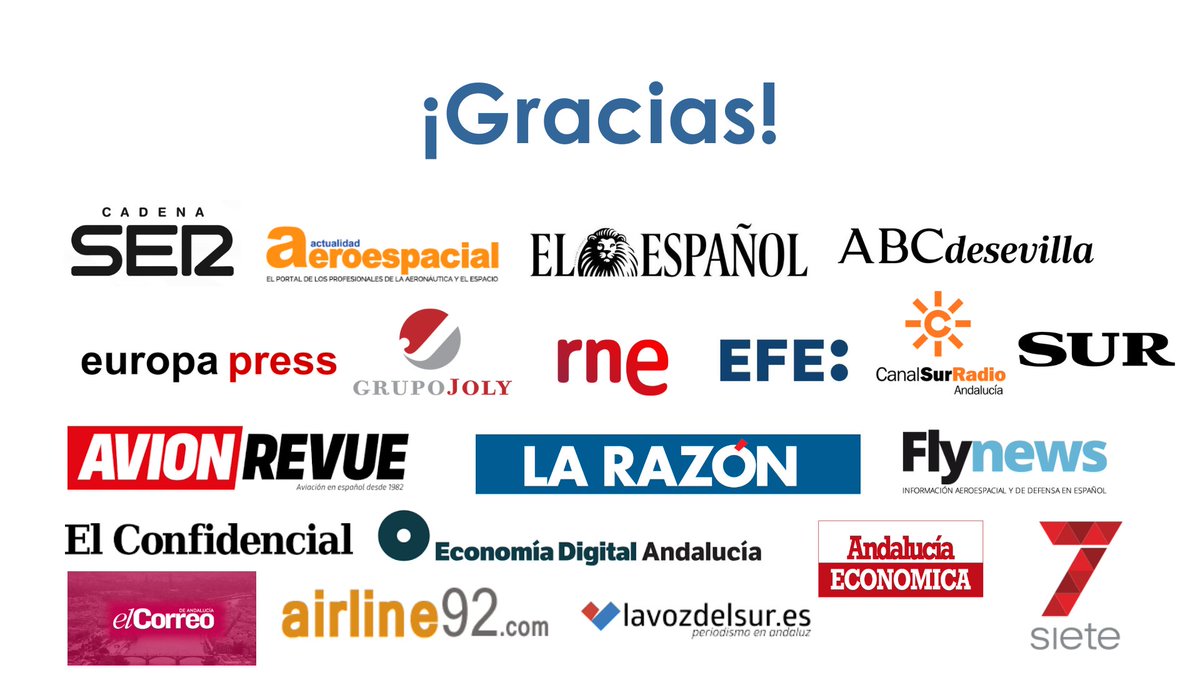 🗞️📻El viernes pasado presentamos los datos del informe del sector aeroespacial andaluz correspondiente a 2024. Datos históricos que han tenido su reflejo en diversos medios de comunicación regionales y nacionales, y a los que queremos agradecer la cobertura de esta noticia 🫶.