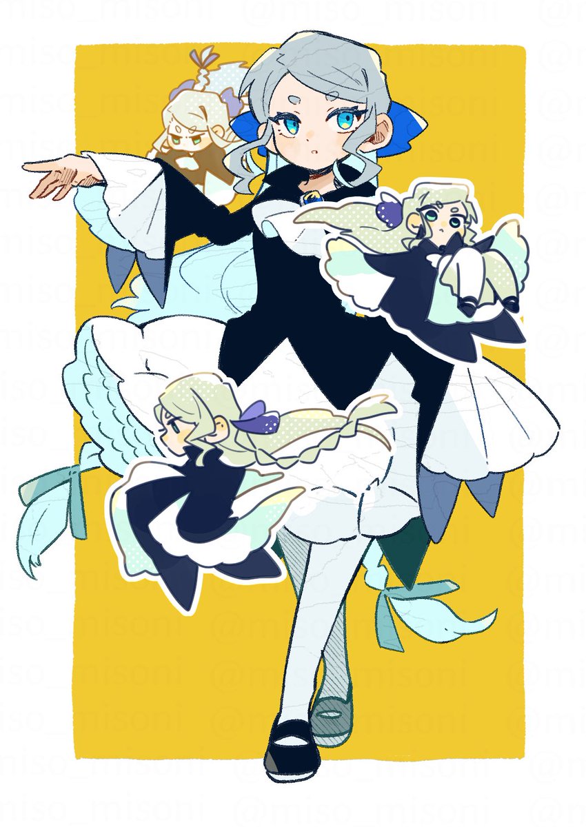 miso_misoni's tweet image. ミラちゃんとぽよぽよ。

 #1日できれば1ラクガキ