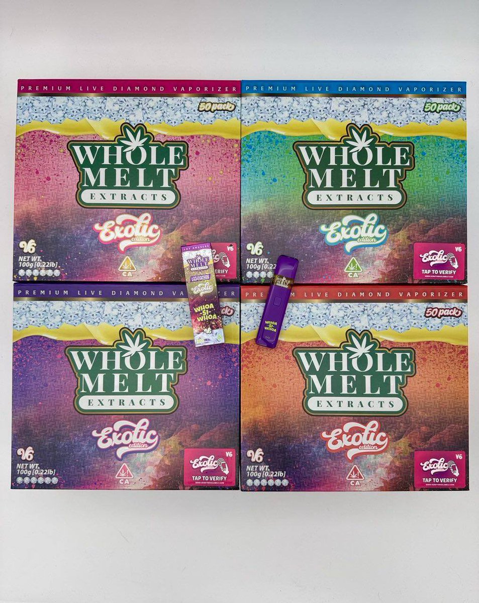 WHOLEMELT 2G 
• Authentic in 100 counts master case 
• In Stock Link Boi…👻👻👻👻