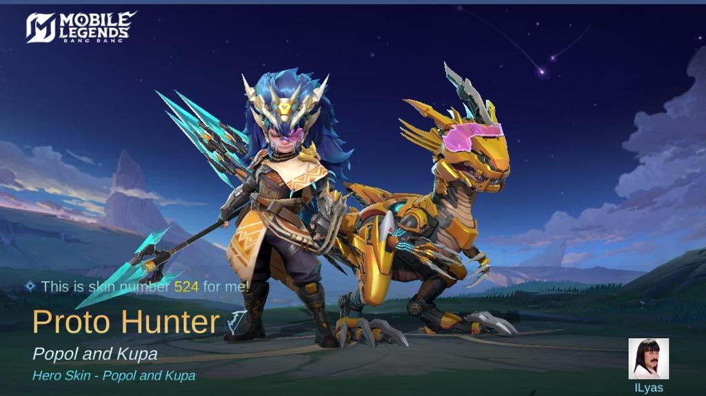 hadisatma's tweet photo. I just obtained a new skin Proto Hunter in Mobile Legends: Bang Bang! Let's face off against the world's best MOBA players together! 
https://t.co/iMZfGqTuJ0 https://t.co/bcx9o0ENgX