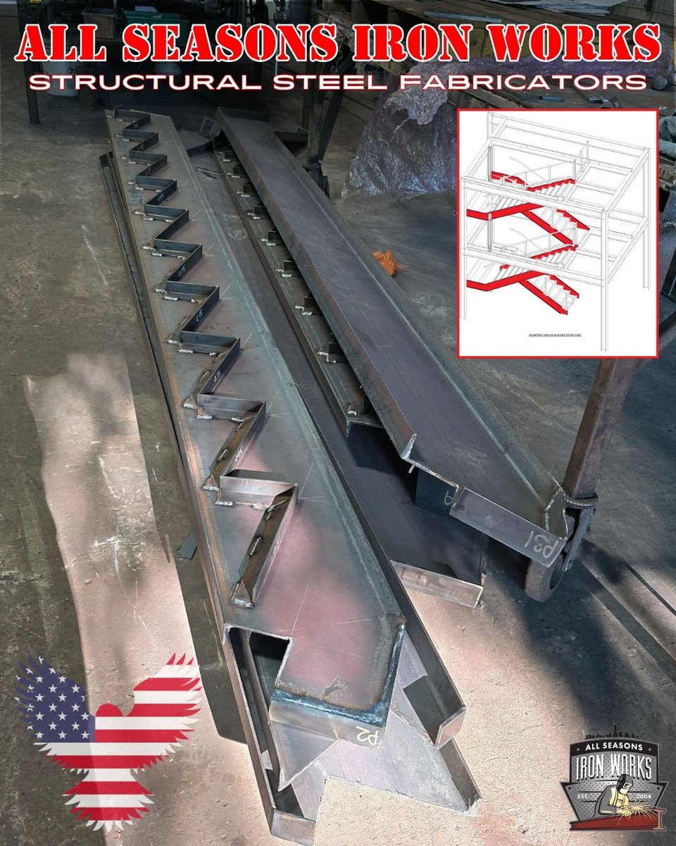 🔥 Structural Steel Fabrication: Precision Under Pressure in Long Island &amp; NYC 🔩

Tight deadlines? We excel in Bay Shore, NY. As a trusted steel fabrication subcontractor, we fabricated custom steel stairs to shop drawings—delivered to spec, in-house, on time. Quality guaranteed
