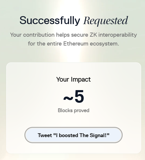 mottoer66's tweet photo. I just boosted The Signal by requesting proofs on @boundless_xyz mainnet beta!

See https://t.co/NIIxvpZczI https://t.co/cPalx023zT