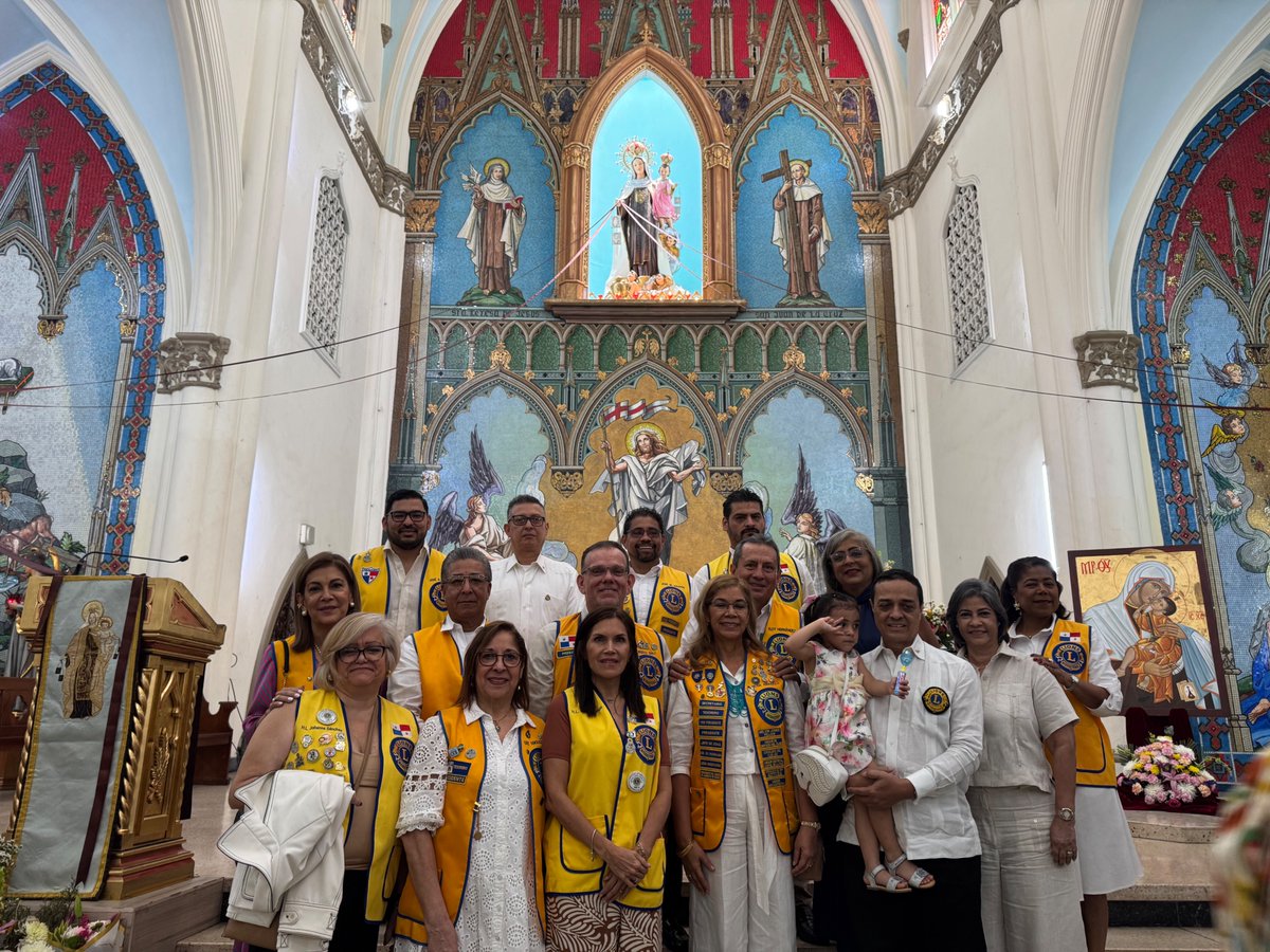 Con una Misa por un exitoso año Leonístico, iniciamos este domingo 20, acompañados de nuestro Club Ahijado Albrook; en la hermosa Iglesia del Carmen. Leones, Leos y Cachorros.
Activados para seguir rugiendo en este nuevo período:  e-clubhouse.org/sites/balboa/i…
<a href="/LeonesD1Panama/">Asociación Nacional de Clubes de Leones de Panamá</a> 
#WeServe