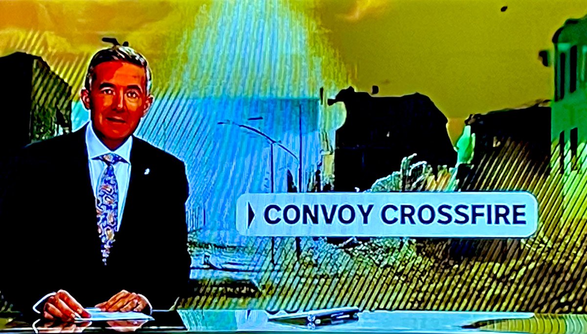 PeterCronau's tweet photo. This is not journalism.

Time to hold to account the @ABCnews TV News headline writer who pushed this upon the viewing audience —

As hundreds of Palestinians killed by Israel in Gaza food lines in the past week — ABC News headlines it as a “Crossfire”. 

#thisisnotjournalism https://t.co/BHr2DhiIxj