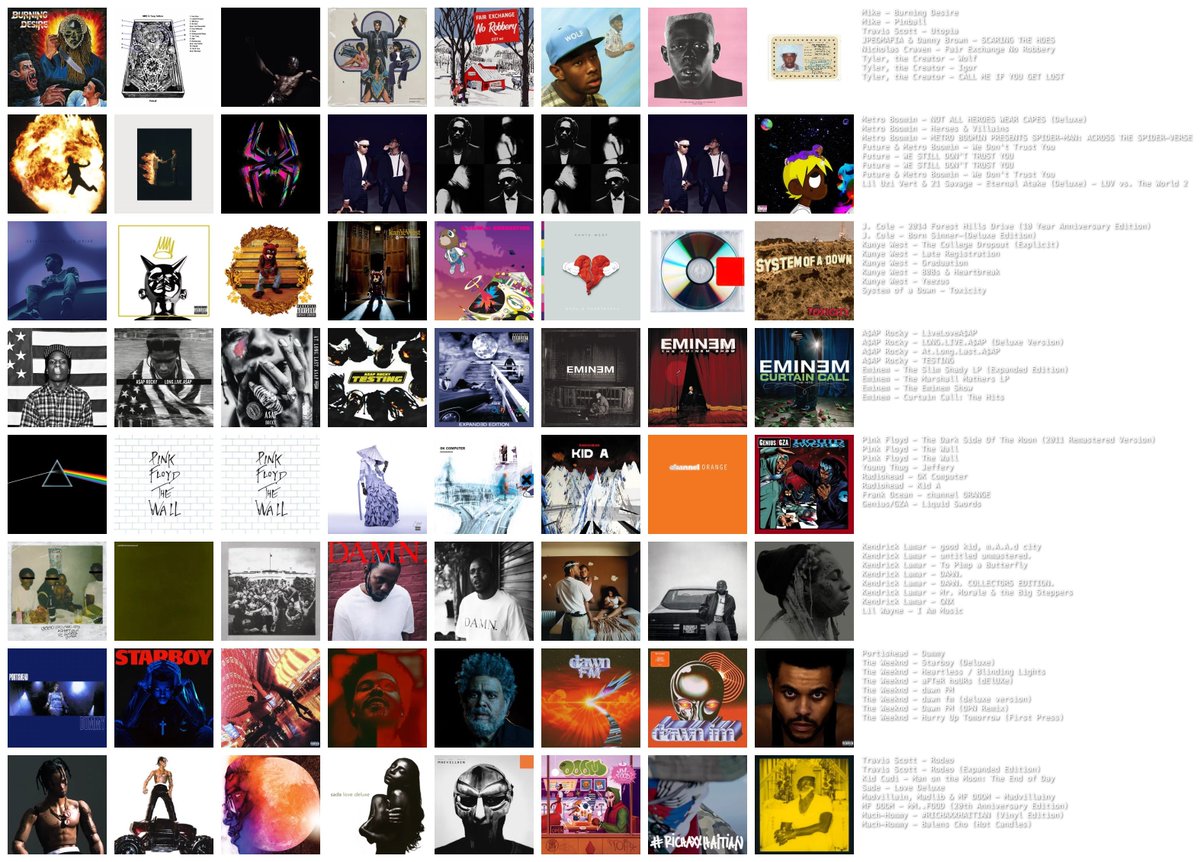 FreeAliJames's tweet image. My CD collection 🧵Thread🧵
I will update when I get new CDs and vinyl. (Forgot UTOPIA in this image, just imagine Dr. Grabba is UTOPIA lol)