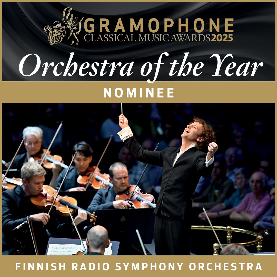 GramophoneMag's tweet image. 🏆This week we're turning the spotlight on Finnish Radio Symphony Orchestra, who are nominated for Gramophone's Orchestra of the Year 2025 @yle_rso
Cast your vote to decide this year's winner 👇 gramophone.co.uk/features/artic…