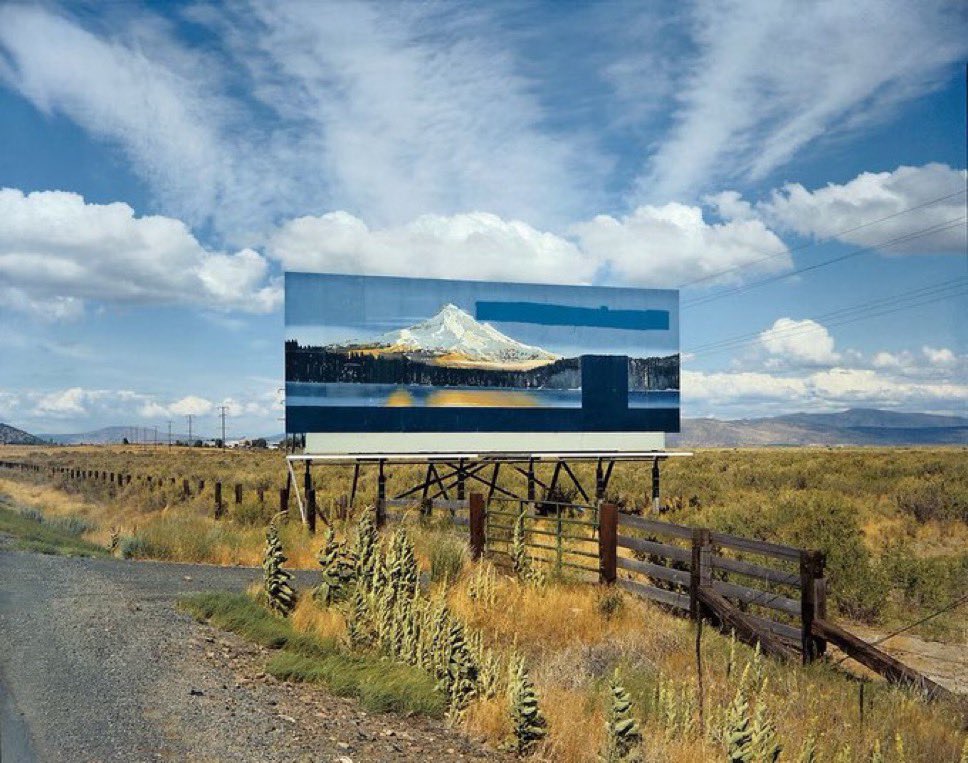 Dub__A's tweet image. Stephen Shore - U.S. 97, South of Klamath Falls, Oregon, July 21, 1973