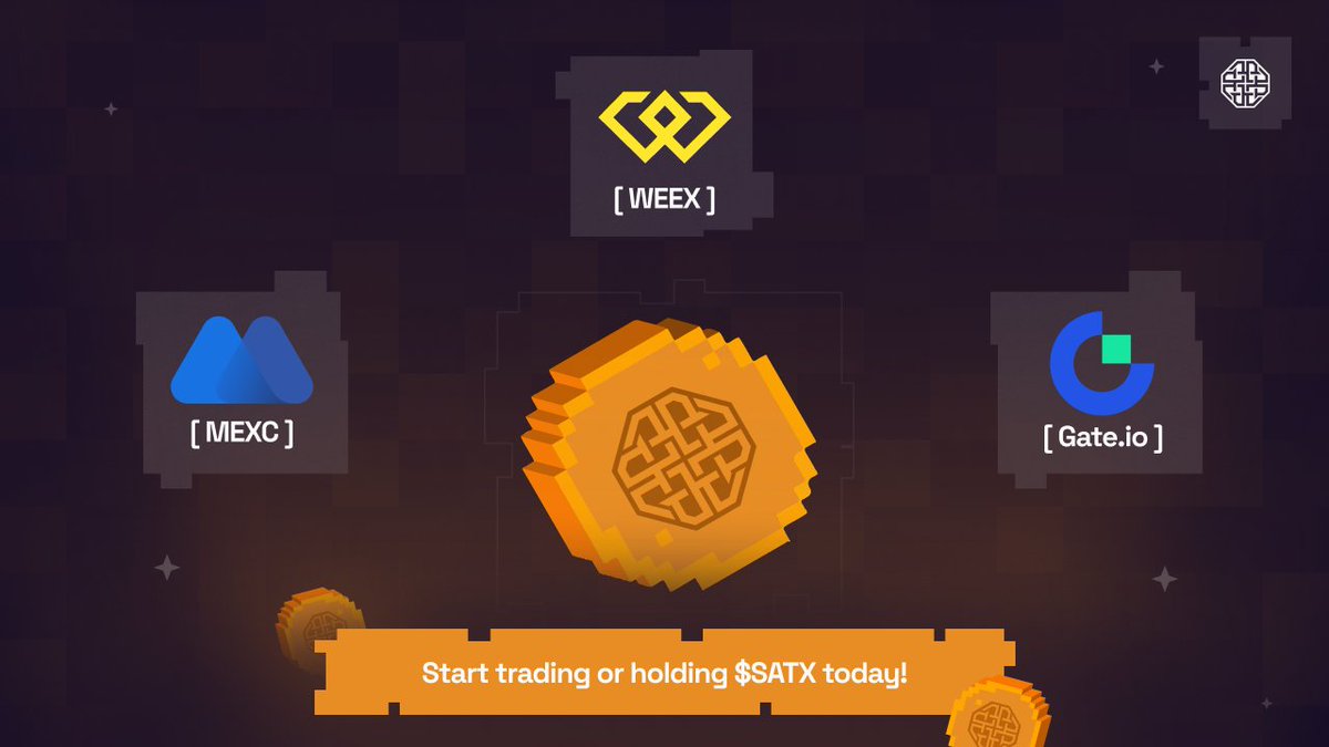 ⚡️ $SATX Is Gaining Popularity!

Over $250K in daily trading volume across the exchanges where our token is live — and this number keeps growing every day!

Start trading or holding $SATX today. 📊

Here’s how 👇