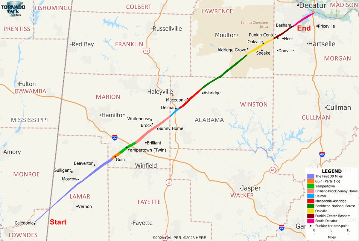 tornado_talk's tweet image. The Guin, AL F5 #Tornado Series!
It’s been two years in the making! This 18-chapter series follows the path of the catastrophic F5 tornado that tore through multiple communities in Northwest Alabama. Most notably, the town of Guin, AL, was nearly wiped off the map and suffered…
