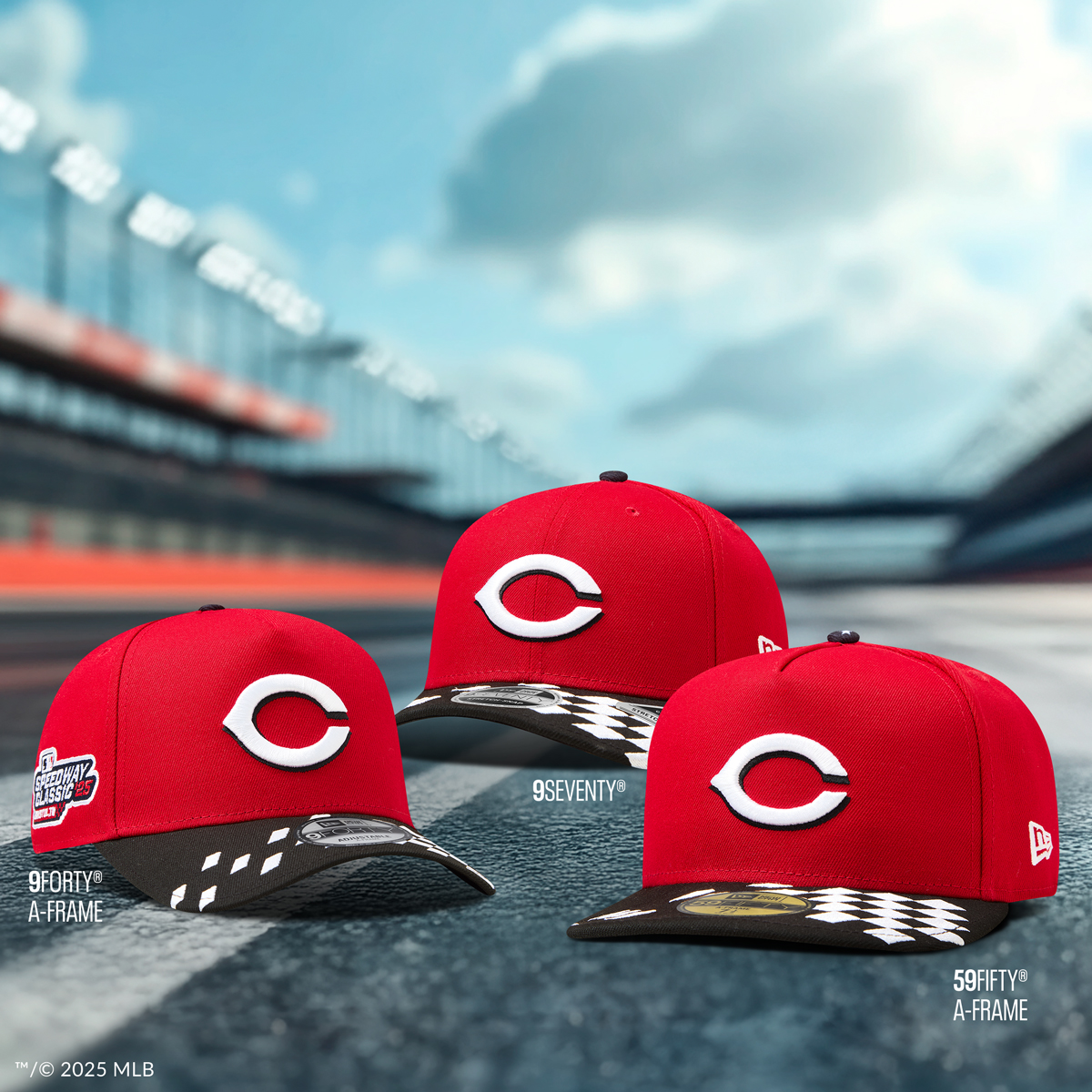 NewEraCap's tweet image. From the grandstand to the infield, this is baseball like you've never seen it. Inspired by the speed and style of Bristol Motor Speedway, the 2025 MLB Speedway Classic Collection goes beyond fandom—it captures the motion of a moment that’ll live forever. newer.ac/25-SpeedwayCla…