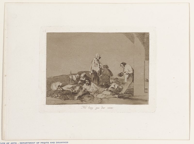 artistgoya's tweet image. It's No Use Crying Out, 1810–1820 (published 1863) #artbots #goya