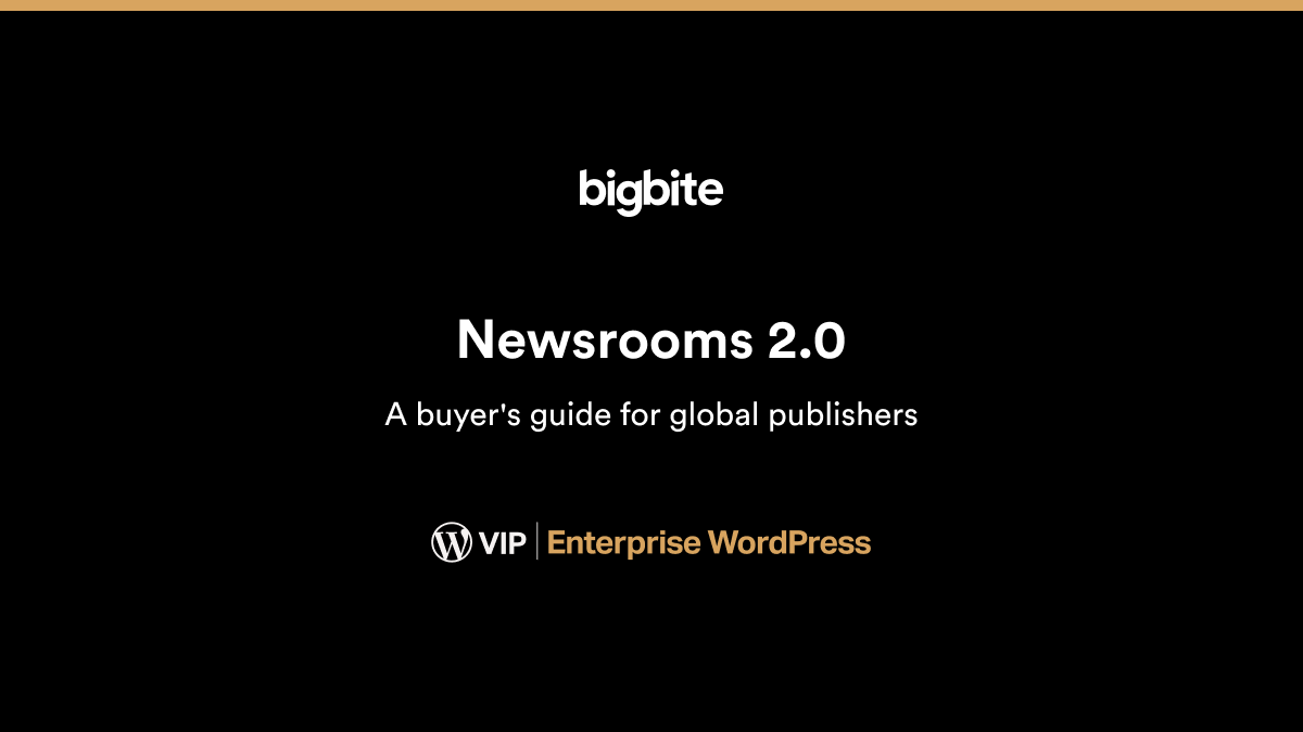 BigBite's tweet image. We look back on our Newsrooms 2.0 webinar with @WordPressVIP and highlight the actions digital newsrooms can take to transform workflows, foster collaboration and save valuable time 📈
Take a closer look at our actionable insights ⬇️
eu1.hubs.ly/H0lTfph0