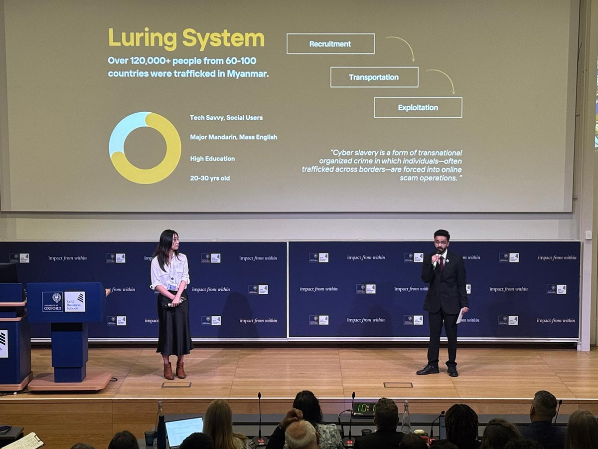 HumberToday's tweet image. ‘It’s been an unreal journey’: The success a pair of @HumberPoly students had in the Map the System competition took them all the way to Oxford University, where they placed in the top six out of 50 post-secondary institutions.
Read more in Humber Today: bit.ly/4o0bxyC