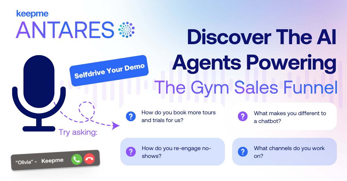 Is AI a fit for your gym sales team?

✅ Chat w/ Olivia (AI Agent)

✅ Experience lead gen &amp; automations live

👉 Free self-drive demo: eu1.hubs.ly/H0lKf9G0

#AskOlivia #TheGymSalesFunnel #gymsales