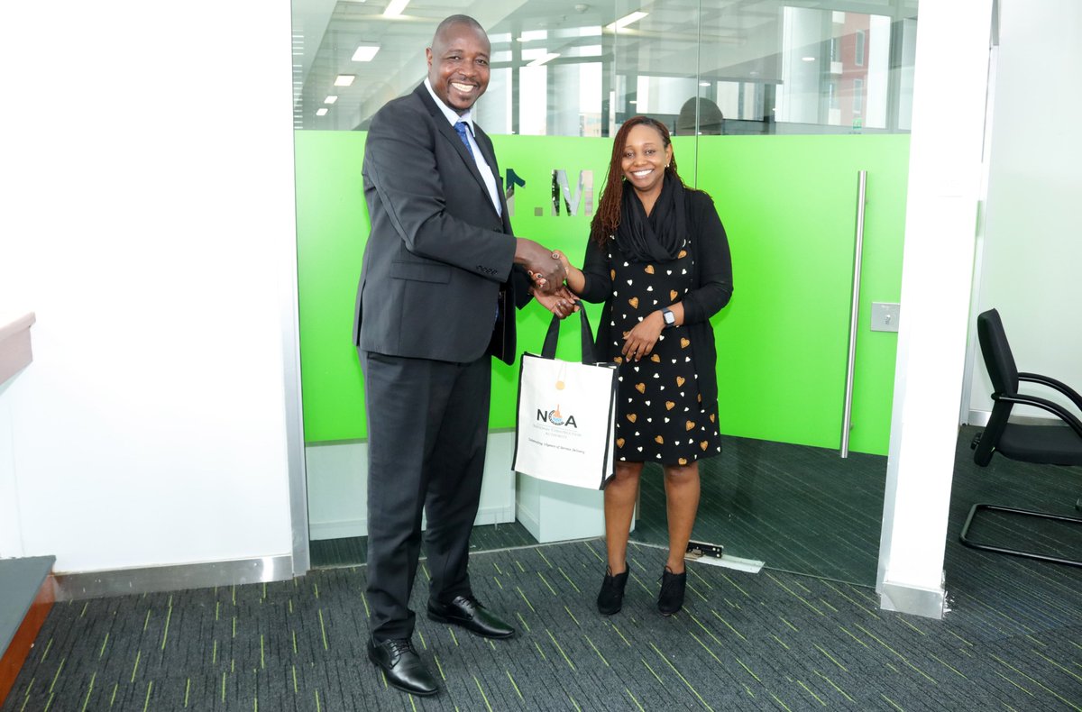 Today, <a href="/EngMauriceAkech/">Eng. Maurice Akech,MBS</a>, NCA Executive Director, met with Mr. David Nyamu, GM – Sovereign &amp; Public Sector of KCB Bank, to explore potential collaboration and sponsorship for CEA2025.

Submissions are open until 24th July 2024. Apply via cea.nca.go.ke ^SO