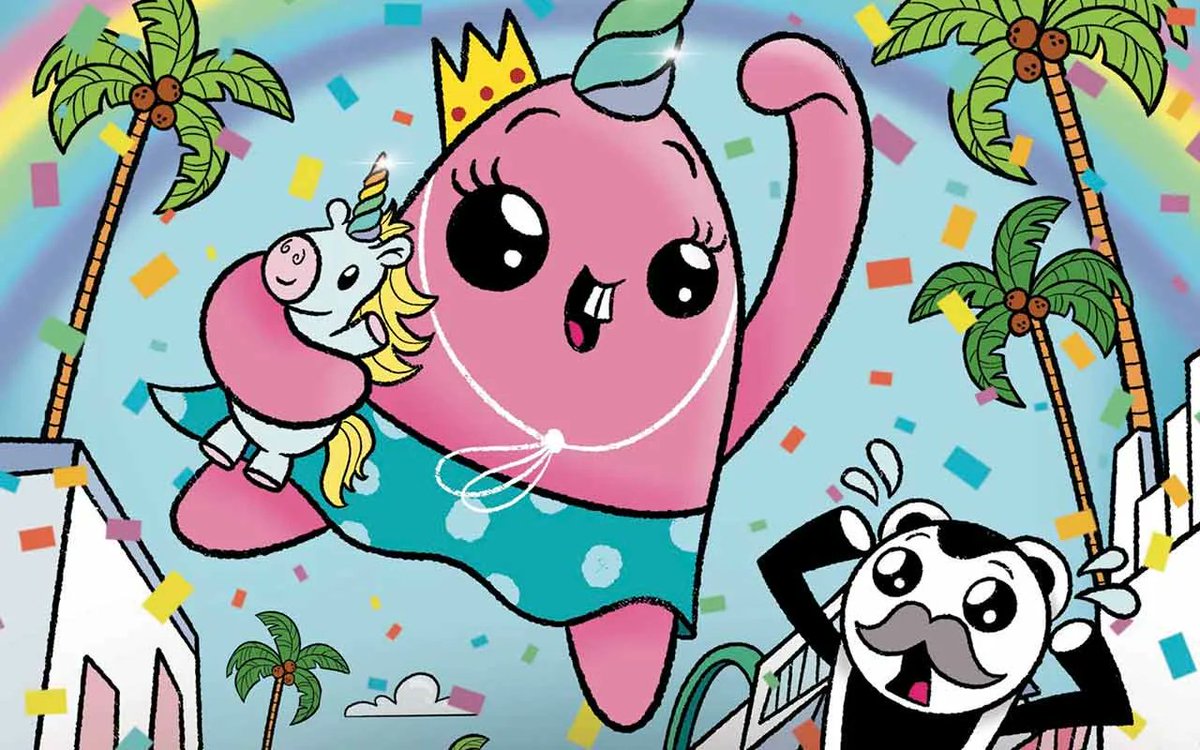 comicbooklive's tweet image. Oni Press Exclusive Excerpt: Quinnelope and the Unicorn Utopia comicbookclublive.com/2025/07/21/oni…