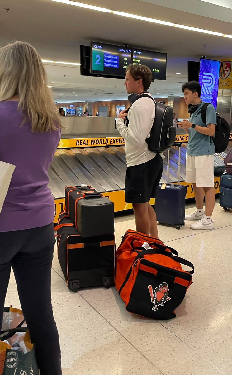 We got Adley riding Southwest and waiting 2 hours at luggage claim. He’s one of us.