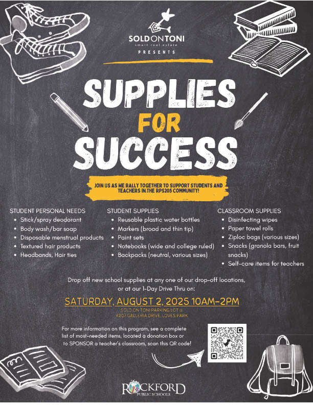 This July, Sold on Toni is partnering with the community to collect school supplies for local students and teachers. Your
donation makes a huge difference! soldontoni.com/supplies-for-s…