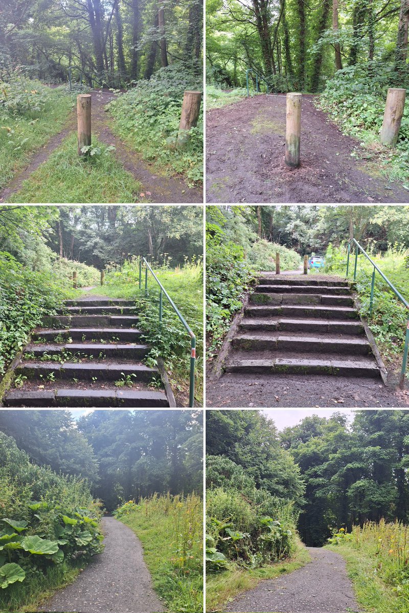 WOLCT's tweet image. Plenty of elbow grease from the walkway volunteers up at Colinton.

Cutting back overgrown vegetation around the carpark to open up paths and historic features.

 Removing tagging from signs.

Opening up drainage.

@Edinburgh_CC @walking_scot