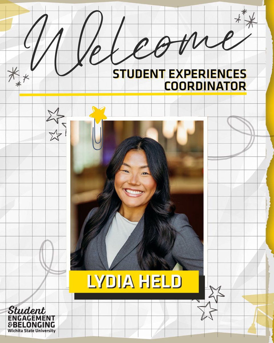 Welcome Lydia Held to the Student Engagement &amp; Belonging department! ✨ We are so excited to have you join us as our new Student Experiences Coordinator! 😁