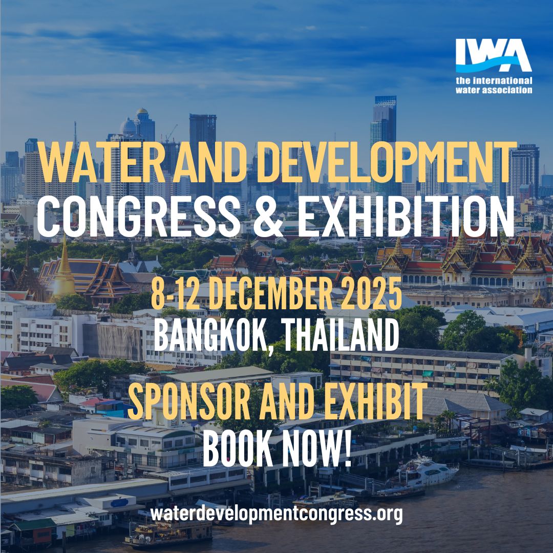 IWAHQ's tweet image. Sponsor & exhibit at #WaterDevelopmentCongress 2025! π
π
8β12 Dec | π Bangkok
Connect with 3,000+ water professionals, boost your brand, and lead the way in #water & #sanitation innovation.
Learn more and book your space now: waterdevelopmentcongress.org