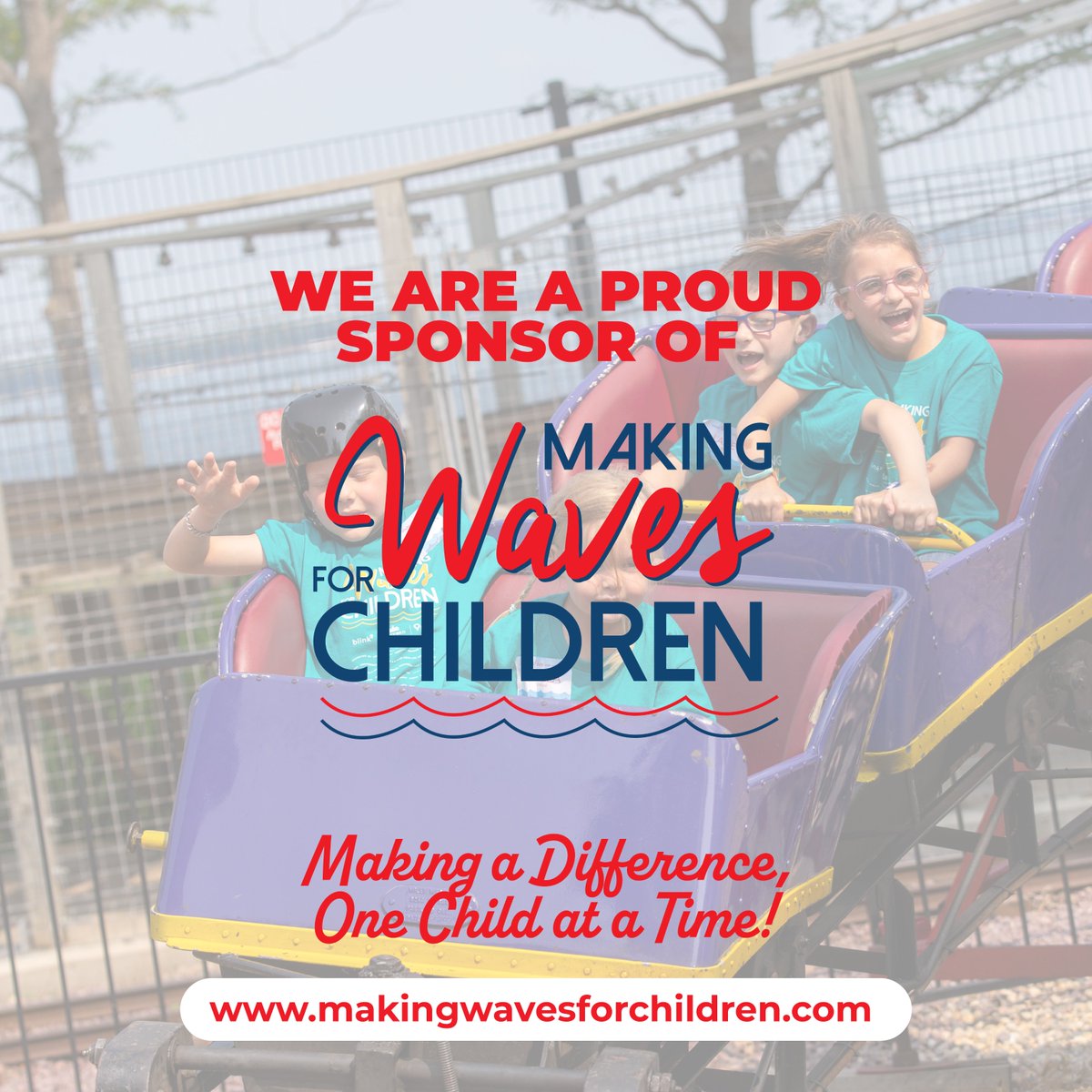 Making Waves for Children is today! We are a proud sponsor of this incredible event!!

#MakingWavesforChildren #ArnoldsPark #BlinkMarketing