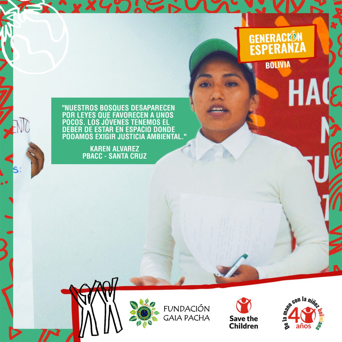 🌍✨ ¡La #GeneraciónEsperanza ya está en marcha! ✨🌍
Rumbo a la COP 30, las voces jóvenes alzan sus voces con fuerza desde cada rincón de la ciudad de Santa Cruz.
 🔥 Ellos no solo sueñan con un mundo distinto. ¡Lo están construyendo! 
👥 Cada rostro representa una historia.
