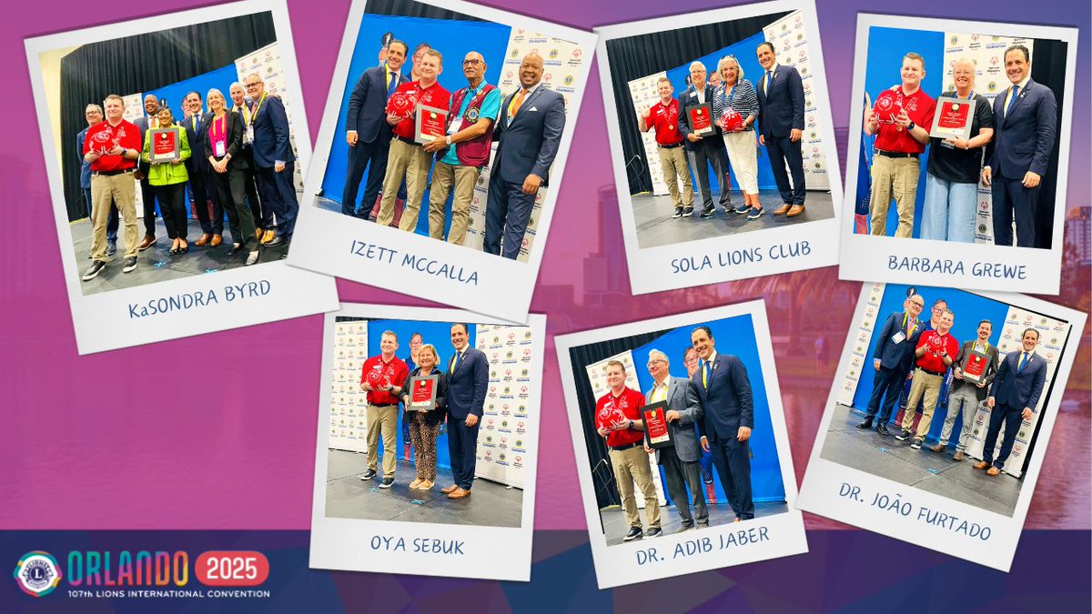 SpecialOlympics's tweet image. The @lionsclubs International Convention brought together global changemakers in Orlando, USA, including a #SpecialOlympics delegation led by incoming President & Chief Executive Officer David Evangelista. Congratulations to the 'Mission: Inclusion' Award winners! #LionsCon25