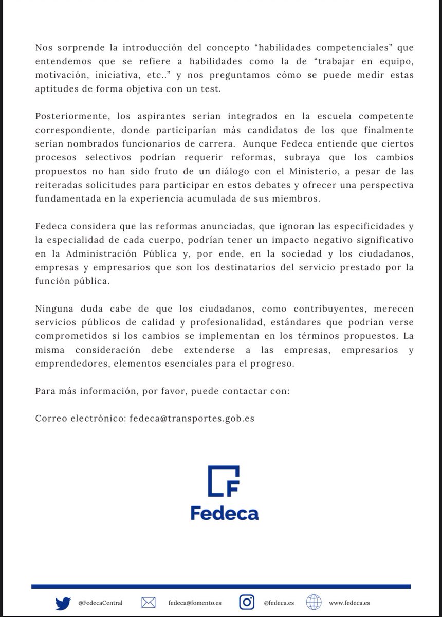 Ante la propuesta de reforma de las oposiciones para los A1 y A2

Reiteramos este comunicado de hace casi un año: nuestras prioridades son la defensa de las especialidades y del esfuerzo para garantizar el mejor servicio público

Nos reuniremos la semana que viene con el Gobierno