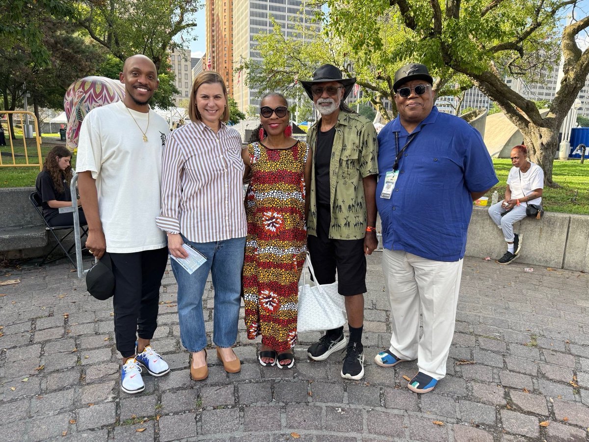 SenatorSlotkin's tweet image. The African World Festival this past weekend was back at Hart Plaza, hosted by @TheWrightMuseum as it celebrates 60 years as a pre-eminent museum of African-American history in the state.
For six decades, the Wright Museum has been a cornerstone of Black history and culture, and…