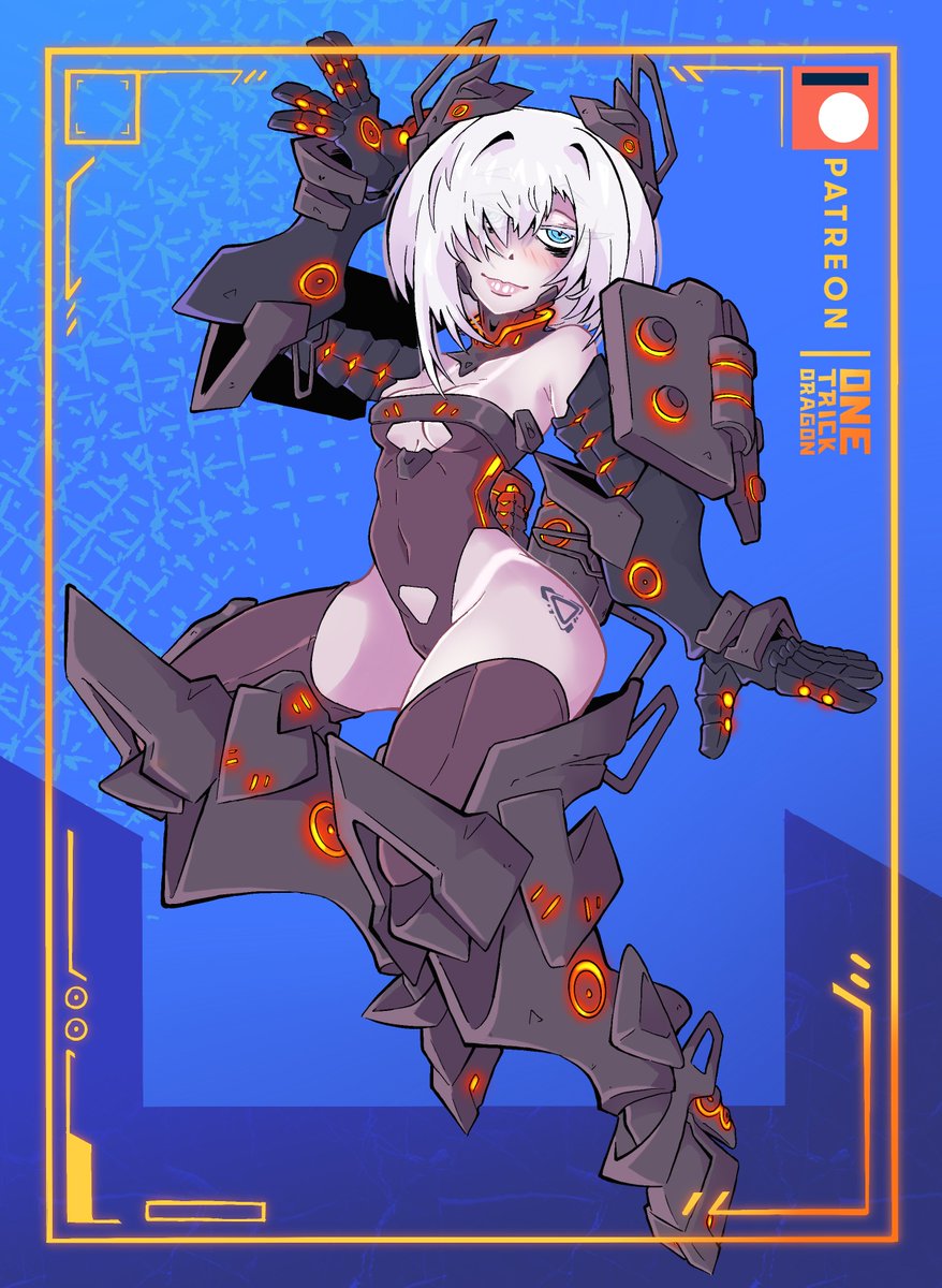 OneTrickDragon's tweet image. OC design mechamusume girl
OC's name: Yuki
OC owner: @buddyn00ne