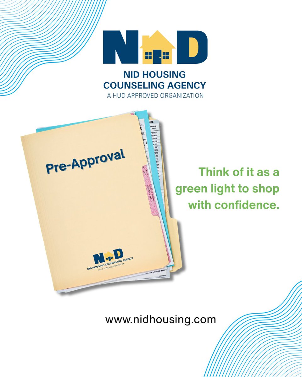 NIDHousing's tweet image. 📄 Pre-Qualification - A quick snapshot of your finances

✅ Pre-Approval - A more in-depth look at your finances

#HomebuyingHelp #MortgagePrep #HousingCounselingWorks #NIDHousing
