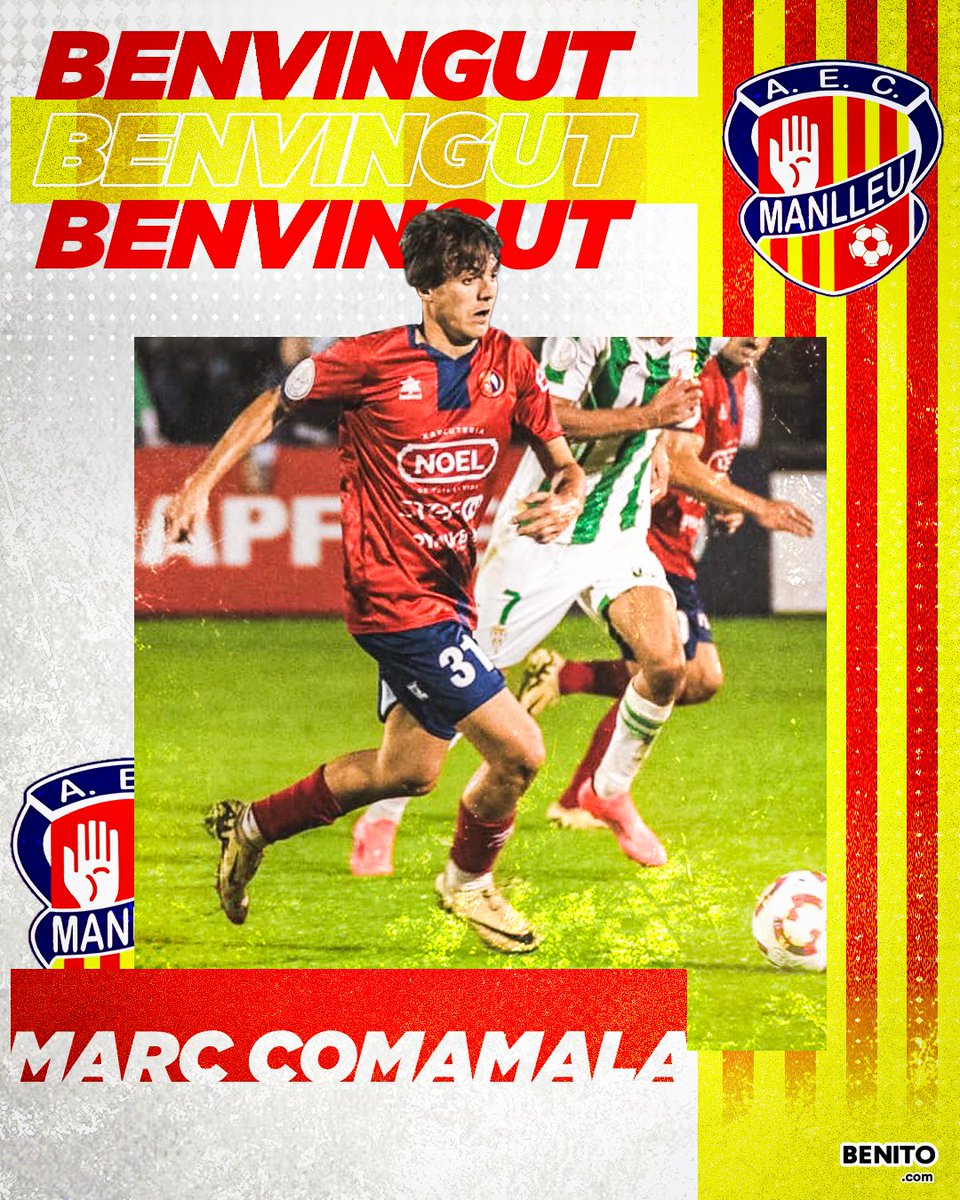 AEC Manlleu (@aecmanlleu) on Twitter photo 𝑨𝑻𝑬𝑵𝑪𝑰Ó 𝑭𝑰𝑻𝑿𝑨𝑻𝑮𝑬! 🚨🚨
❤️🔥 Una de les joies de la cantera de l’Olot, jugarà al Manlleu, cedit pel <a href="/UEO1921/">Unió Esportiva Olot</a> . 🔝
Som-hi Coma ,Som-hi Manlleu!💛❤️
🟡🔴 #aecmanlleu #somdelmanlleu 𝑨𝑻𝑬𝑵𝑪𝑰Ó 𝑭𝑰𝑻𝑿𝑨𝑻𝑮𝑬! 🚨🚨
❤️🔥 Una de les joies de la cantera de l’Olot, jugarà al Manlleu, cedit pel <a href="/UEO1921/">Unió Esportiva Olot</a> . 🔝
Som-hi Coma ,Som-hi Manlleu!💛❤️
🟡🔴 #aecmanlleu #somdelmanlleu