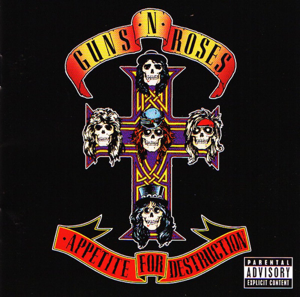 SVG__Collection's tweet image. On this day in 1987, Guns ‘N Roses released “Appetite for Destruction”