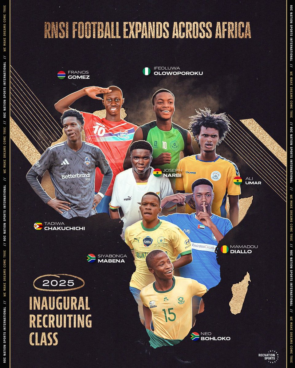 RocNationSI's tweet image. Welcoming eight of Africa’s brightest young talents to the RNSI family 🌟
