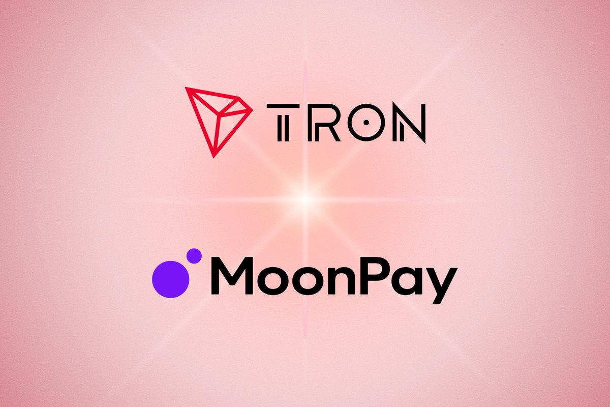 TRON is excited to announce that @moonpay has officially launched a TRON  wallet, giving users a seamless way to buy, sell, send, and store digital  assets on the TRON network. More details