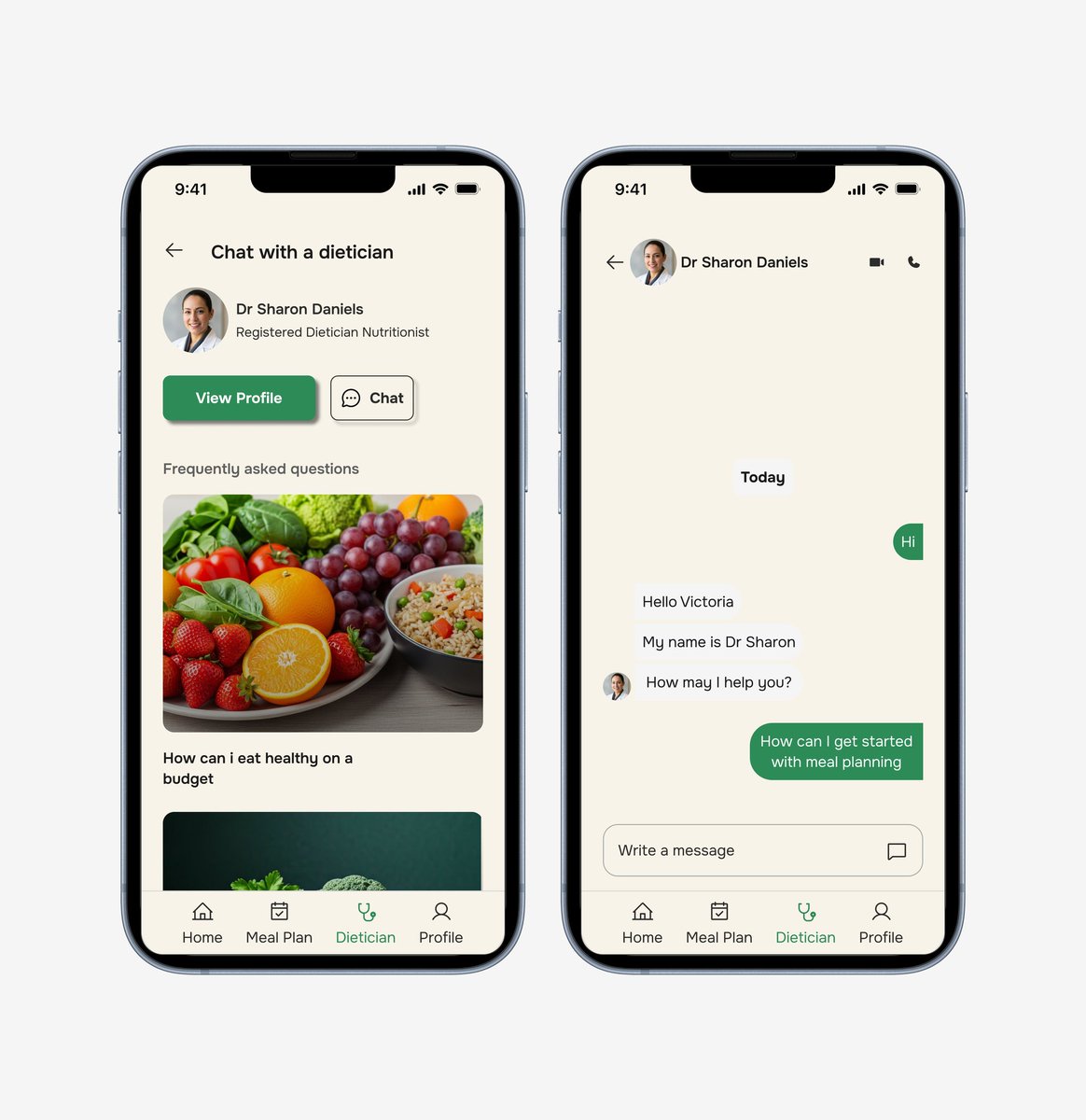 NtekimVictoria's tweet image. I designed a meal planning app that combines personalized nutrition, weekly meal goals & dietitian access, all in one smooth flow π½οΈπ±
Smart, simple, and user-first.