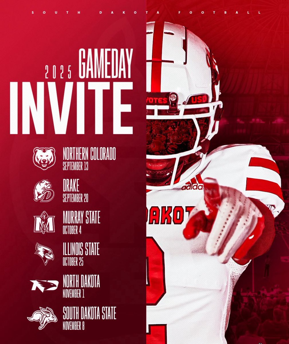 TommyJacks73122's tweet photo. Thank you @CoachMarkarian and @SDCoyotesFB for the game day invite this upcoming fall.Excited to catch the Yotes play in the Dakota Dome this season.#GoYotes 
@FISTFootball @CoachSaboFIST @OLMafia @DeepDishFB @bench424nmore @SportswithEj @Rgw114G @CoachChris_Roll @mikeclarkpreps https://t.co/pBTVIHl7PS