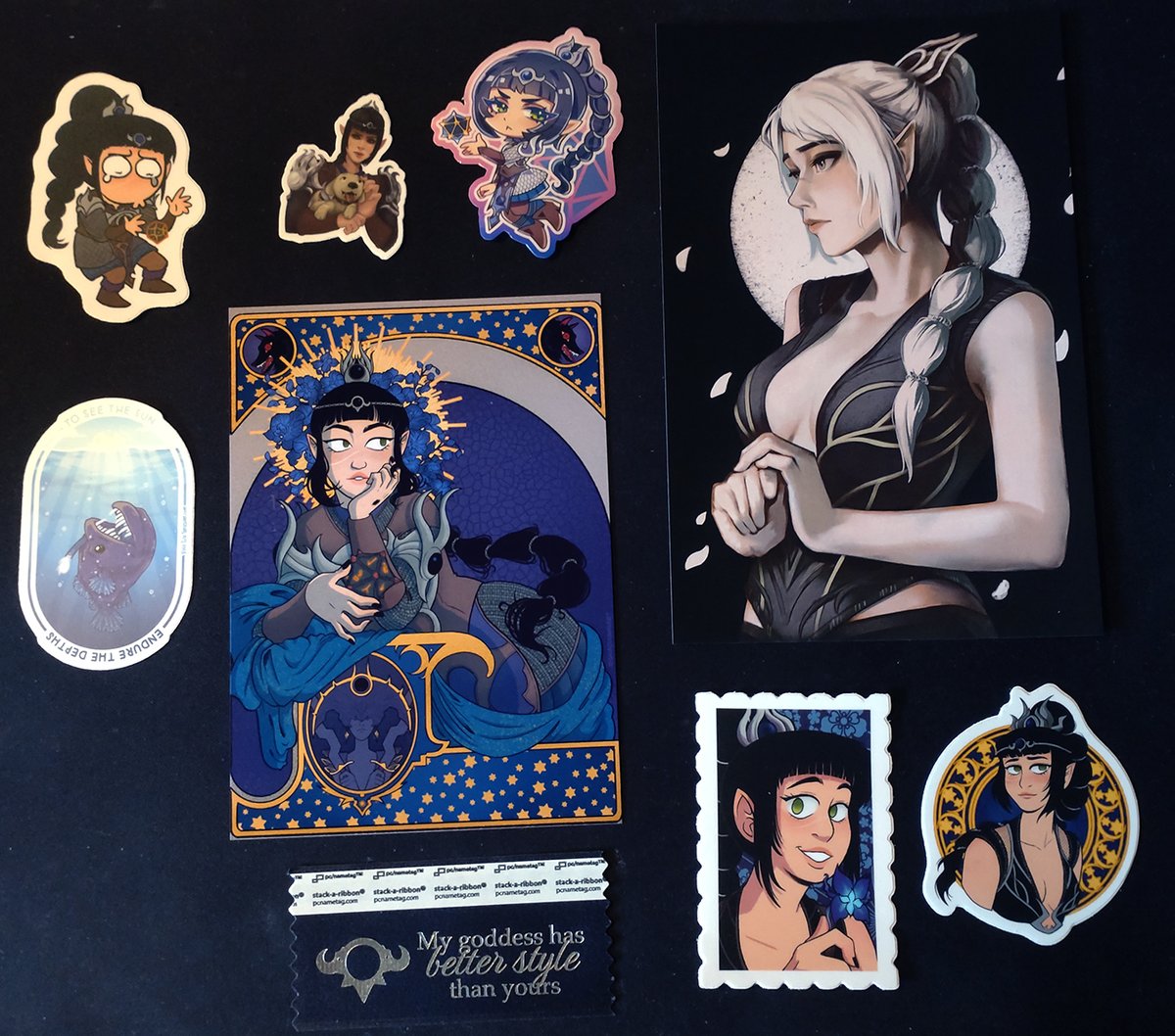 TCustodis's tweet image. Picked up an insane package from the amazing @RenMasaoAnkoku and @Absolrot I'm crying, dying, screaming etc. etc. Love you guys 💜 (laughed at the seal plushie when I opened it)
