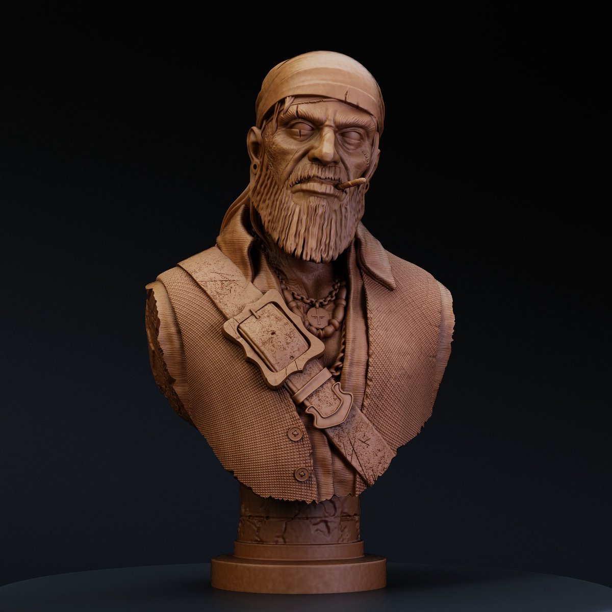 CharroZuck's tweet image. Silas Scarbeard
Sculpt: @fotismint #zbrush
Resin: @SirayaTech Fast Metal Grey
Printer: @mypeopoly Forge & @WhamBamSystems XTR
#3DPrinting #3dprinter