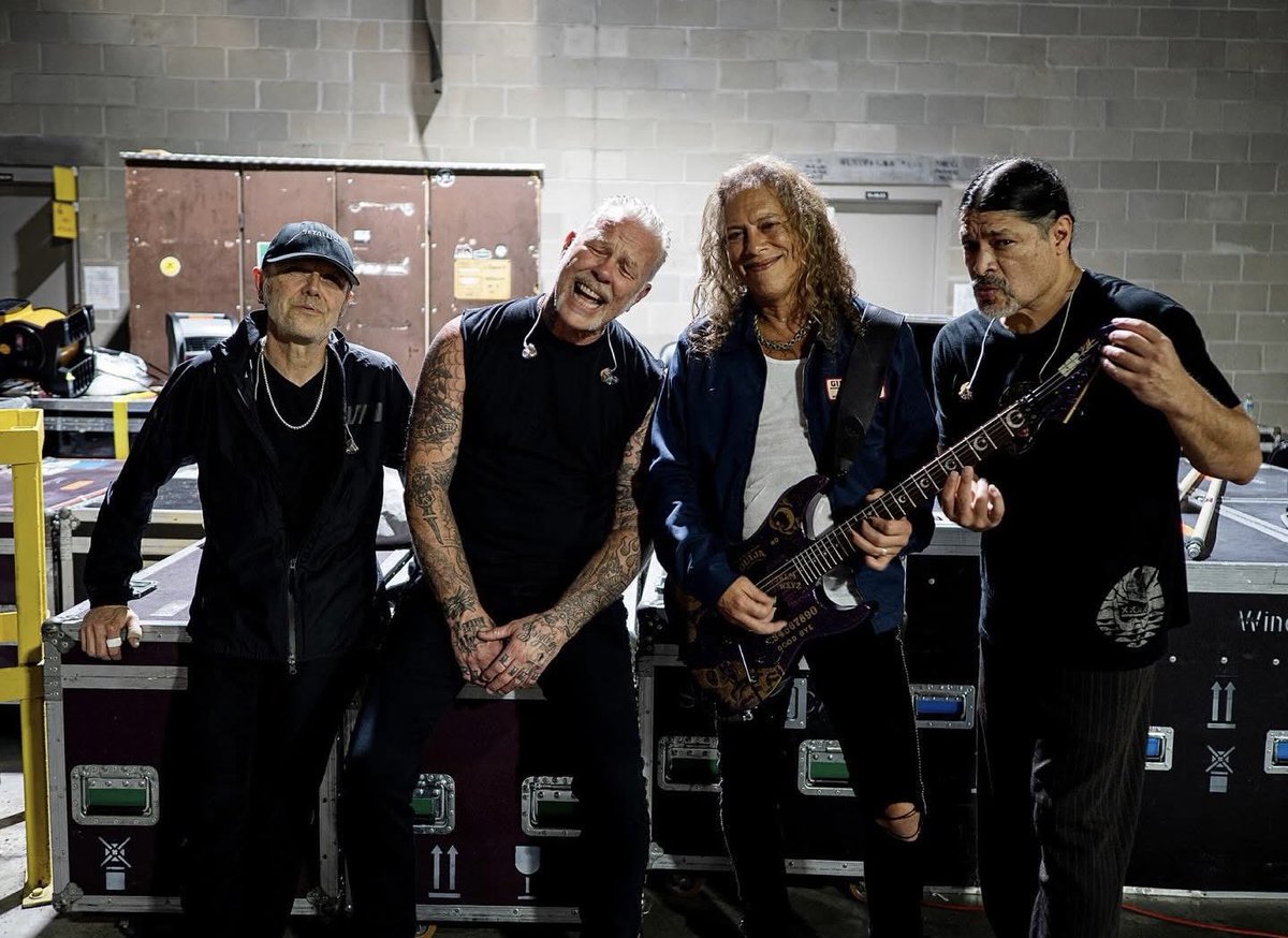 TheMetalliHat's tweet image. Photo by Ross Halfin. #Metallica #M72