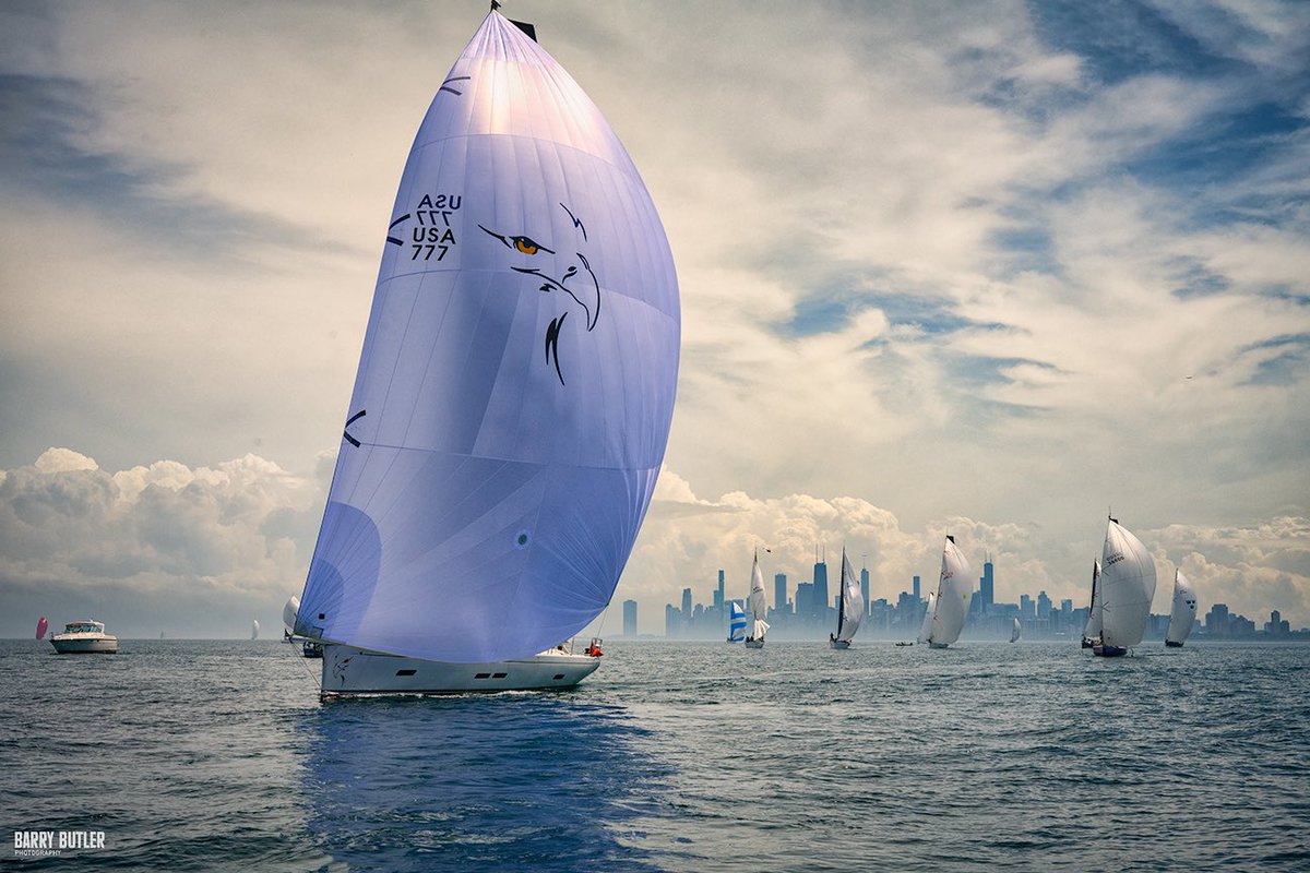 barrybutler9's tweet image. Mack Moments from Saturday. The Race to Mackinac in Chicago.