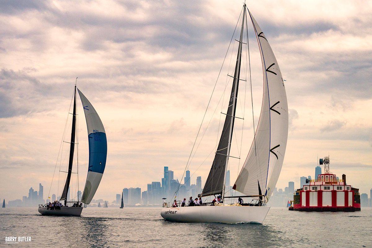barrybutler9's tweet image. Mack Moments from Saturday. The Race to Mackinac in Chicago.