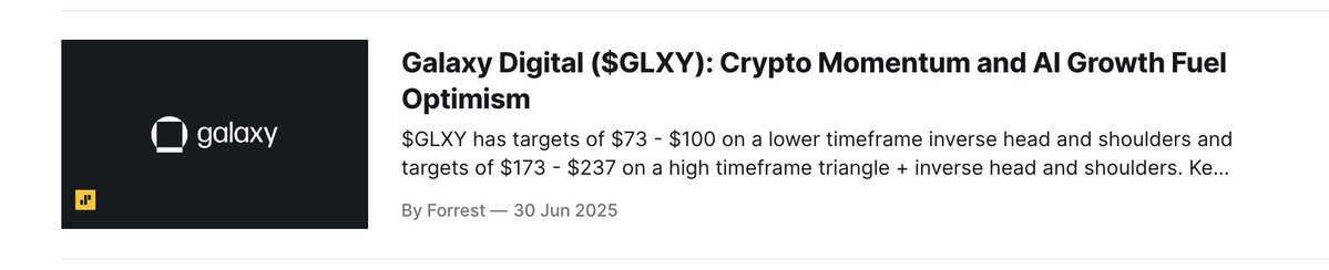 sistineresearch's tweet image. Lot of talk about $GLXY lately.
Newsletter subscribers got a briefing on it 3 weeks ago.