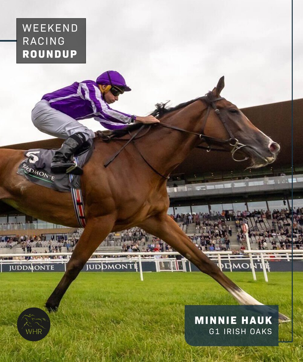 WHR's tweet image. 𝗪𝗘𝗘𝗞𝗘𝗡𝗗 𝗥𝗔𝗖𝗜𝗡𝗚 𝗥𝗢𝗨𝗡𝗗𝗨𝗣 📋
🔘 MINNIE HAUK completes a famous fillies' double at @curraghrace... 🍀
🔘 JOURNALISM refuses to give up and books a ticket to @DelMarRacing... 🏝️
🔘 SCOTTISH LASSIE runs them ragged in Saratoga (@TheNYRA)... 🏴
📸: The…