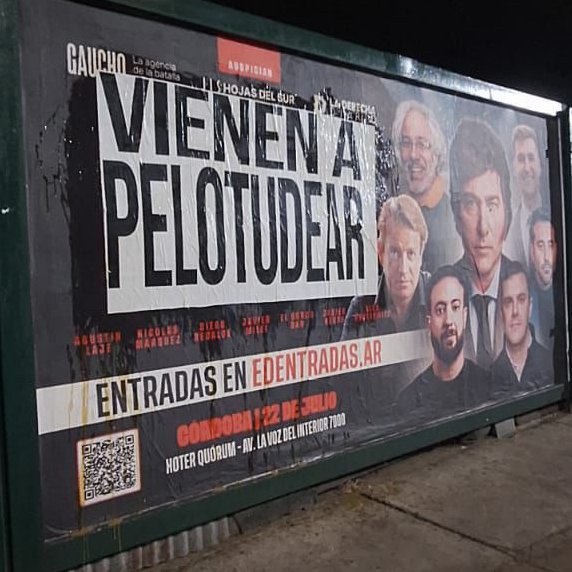 MatiChamo's tweet image. Mañana @JMilei viene a Córdoba.
¿Viene a dar explicaciones por el estado de las rutas nacionales? No.
¿Viene a reunirse con autoridades del INTI tras el desguace del organismo? No.
¿Viene a anunciar obras para escuelas o hospitales? No.
¿Viene a escuchar al interior productivo…